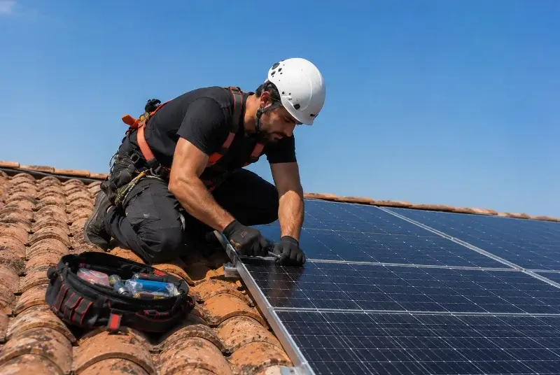 Maintenance et monitoring de panneaux solaires à la Bernerie-en-Retz