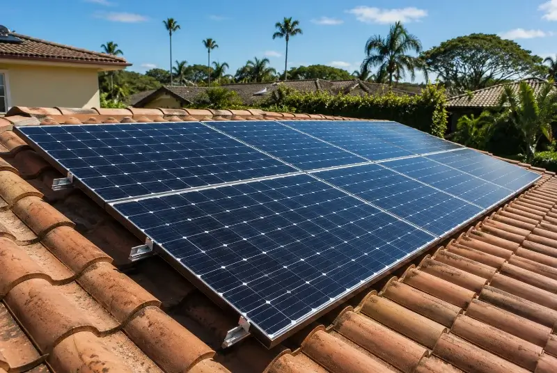 Installation de panneaux solaires à la Bernerie-en-Retz